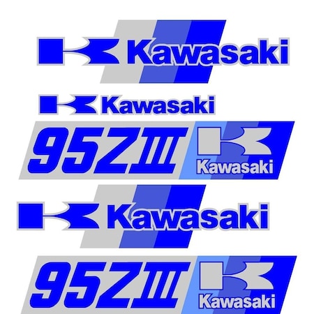 Aftermarket New Fits kawasaki Wheel Loader 95ZIII Decal Set KAW95ZIIIDECALSET